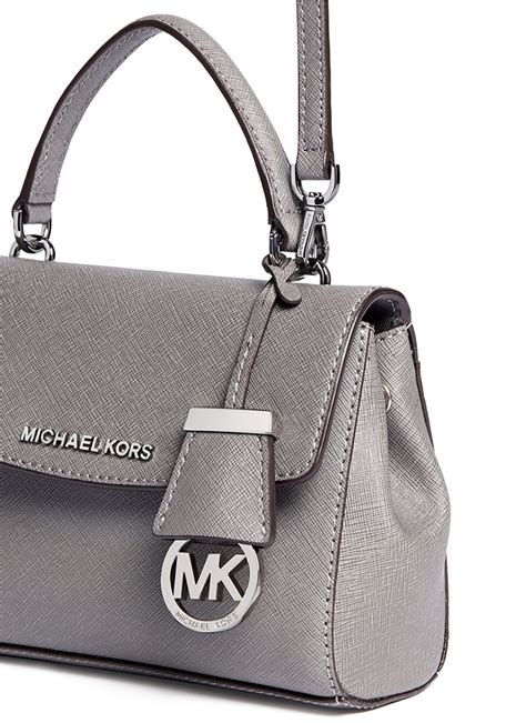 small grey michael kors bag|Michael Kors grey crossbody.